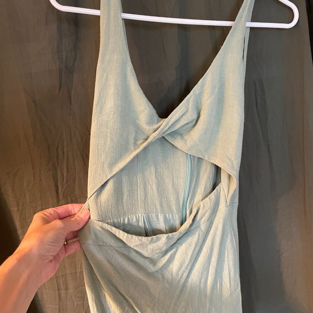 Petal & Pup Sage Cutout Dress